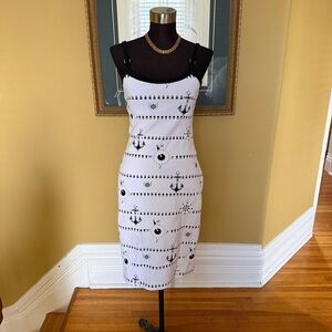 Joseph Ribkoff Anchor Print Dress